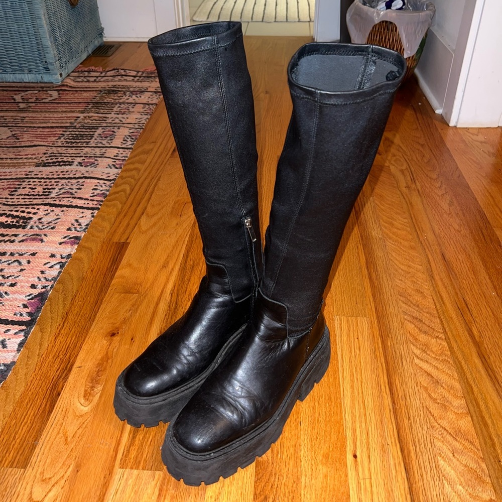 Zara knee high boots